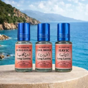 Pack of 3 | Ruh e Gulab + Havic + Cool Breeze | Ruh e Gulab Attar