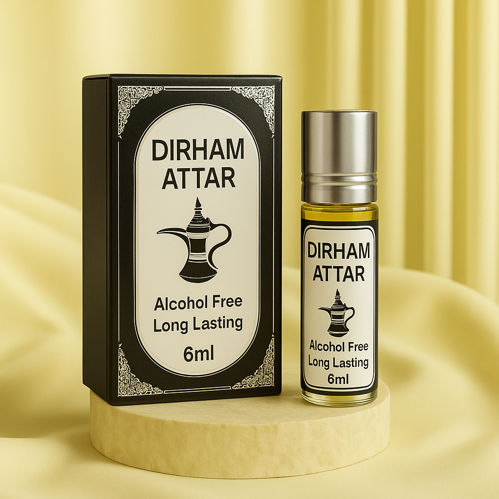 Dirham Attar | Dirham Attar 6ml | Dirham Attar Original | Dirham Attar Long Lasting | Imported Perfume Oil | Attar for Men |