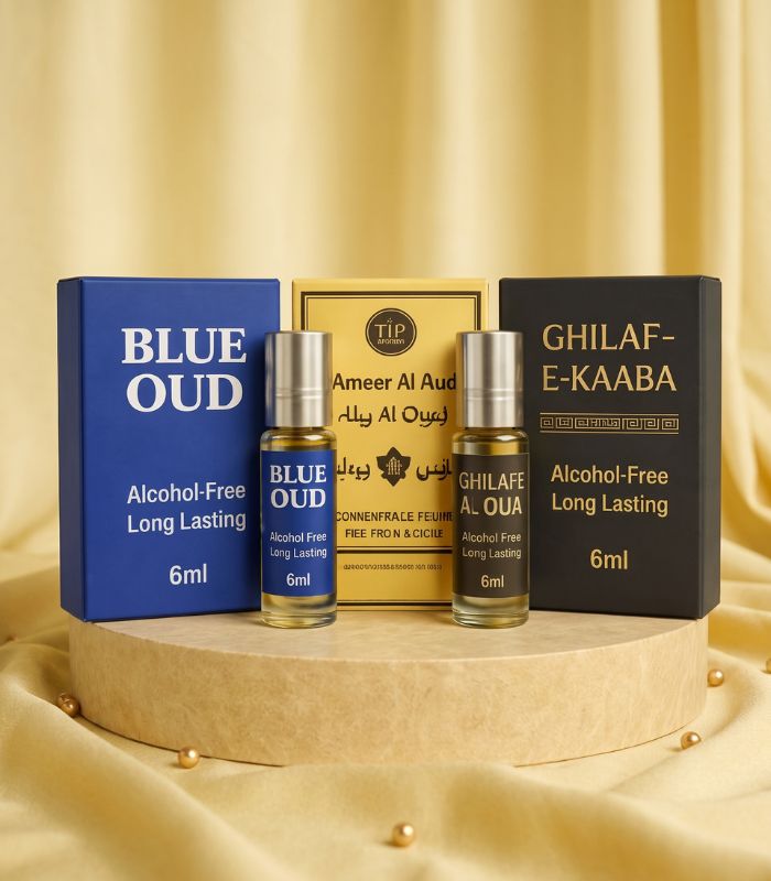 Pack Of 2 Ghilaf-e-Kaaba Blue Oud