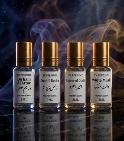 Pack Of 4 ( Dirham Al'Attar, Dunhill Desire, Ameer ul Oudh, White Musk )