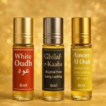 Pack of 3 White Oud, Ghilaf E Kaba & Ameer Ul Oud Attar 6ml | Free Tasbeeh